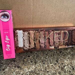 Urban Decay Naked Heat Eyeshadow Palette with Tarte Big Ego Mascara
